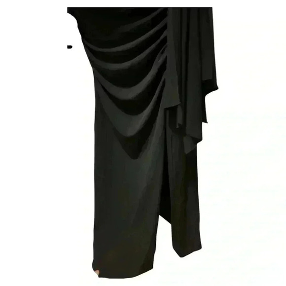 White House Black Market Long Sleeve Ruched Body Con Dress Size 2 - Picture 5 of 11